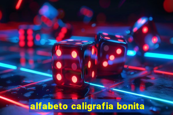 alfabeto caligrafia bonita